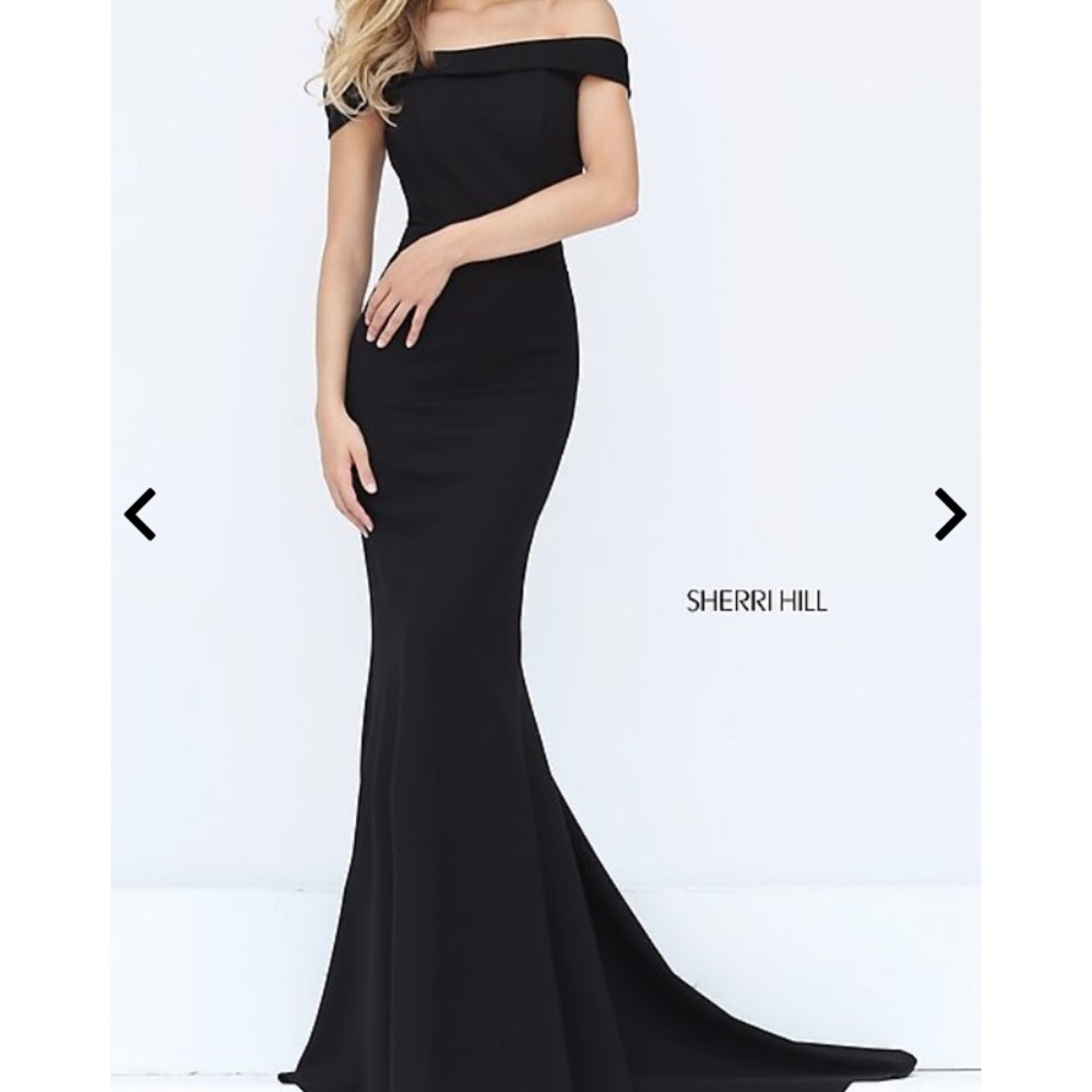 Black Sherri Hill formal gown